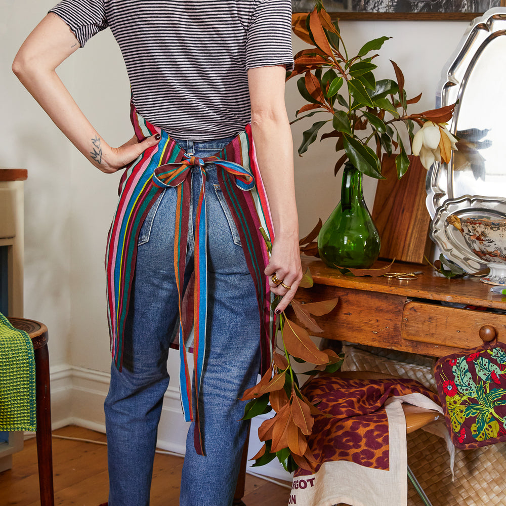 Corinne Linen Apron