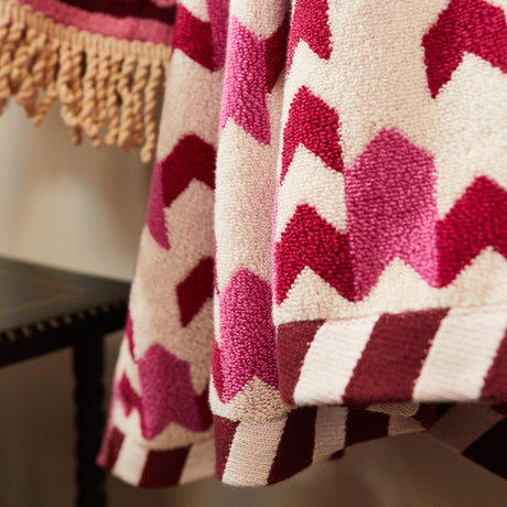 Arlette Bath Sheet - Fuchsia