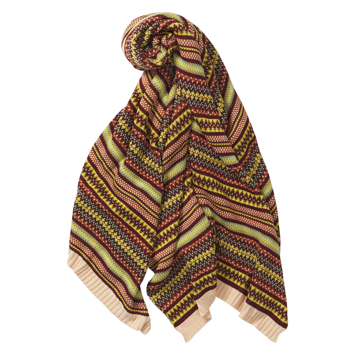 Arlette Knit Blanket - Emerald