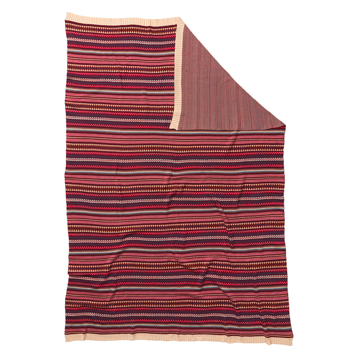 Arlette Knit Blanket - Scarlet