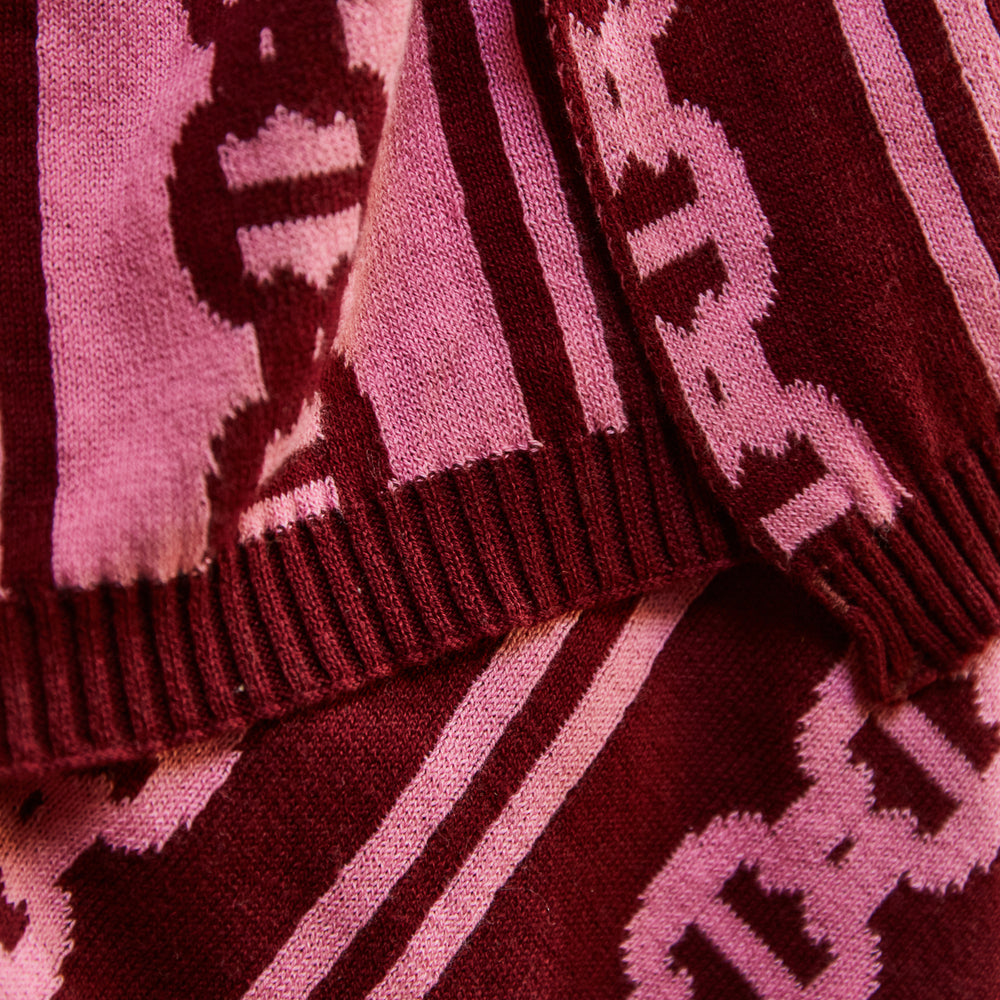 Acadia Jacquard Knit Blanket