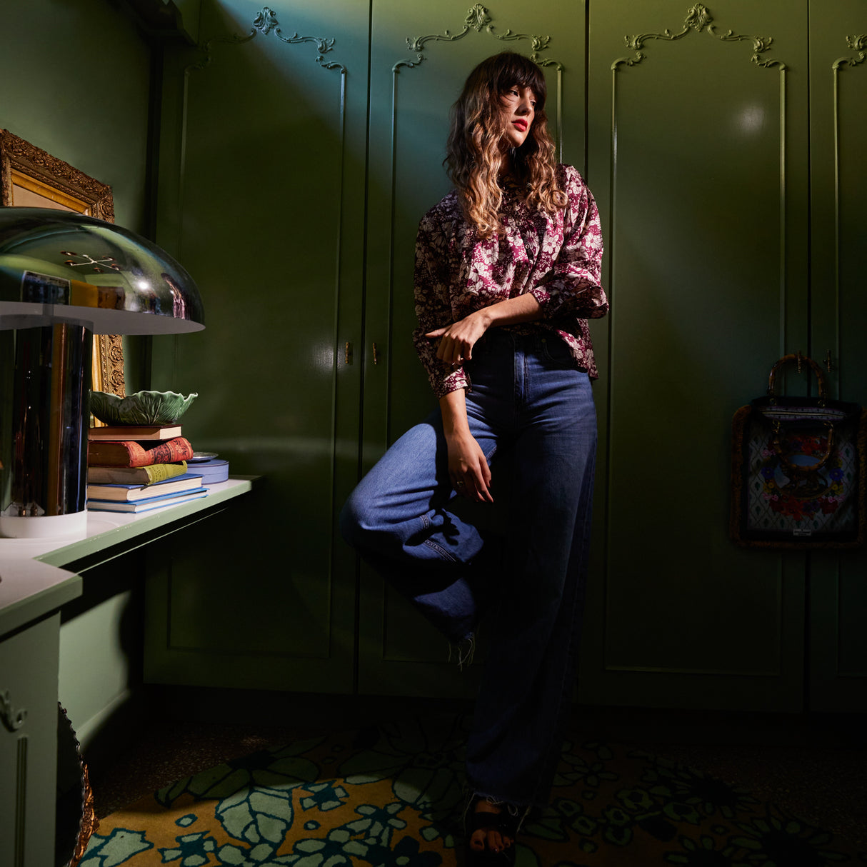 Evette Blouse - Mahogany 4