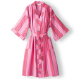 Brigitte Cotton Bath Robe - Scarlet