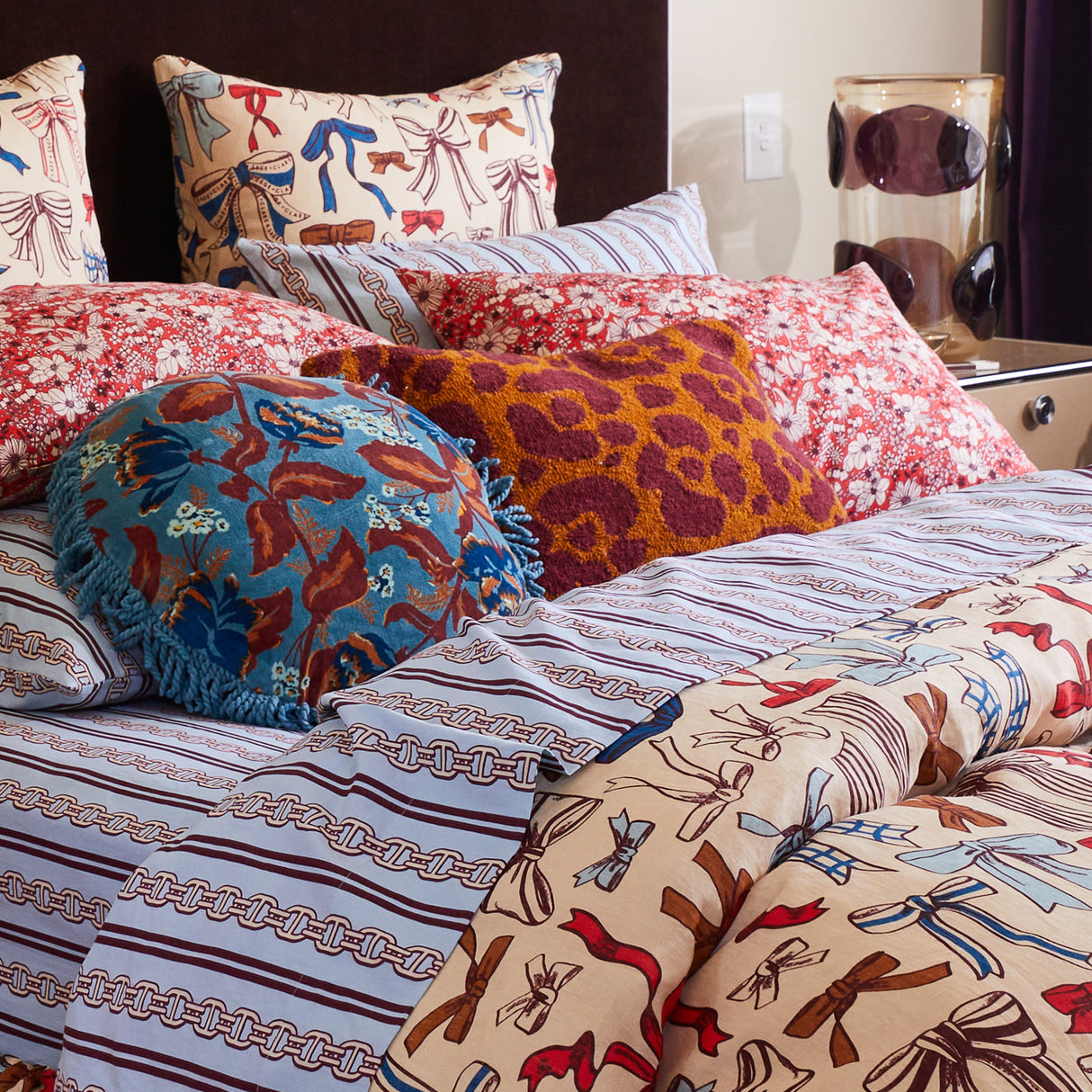 Odette Punch Needle Cushion Cover Only