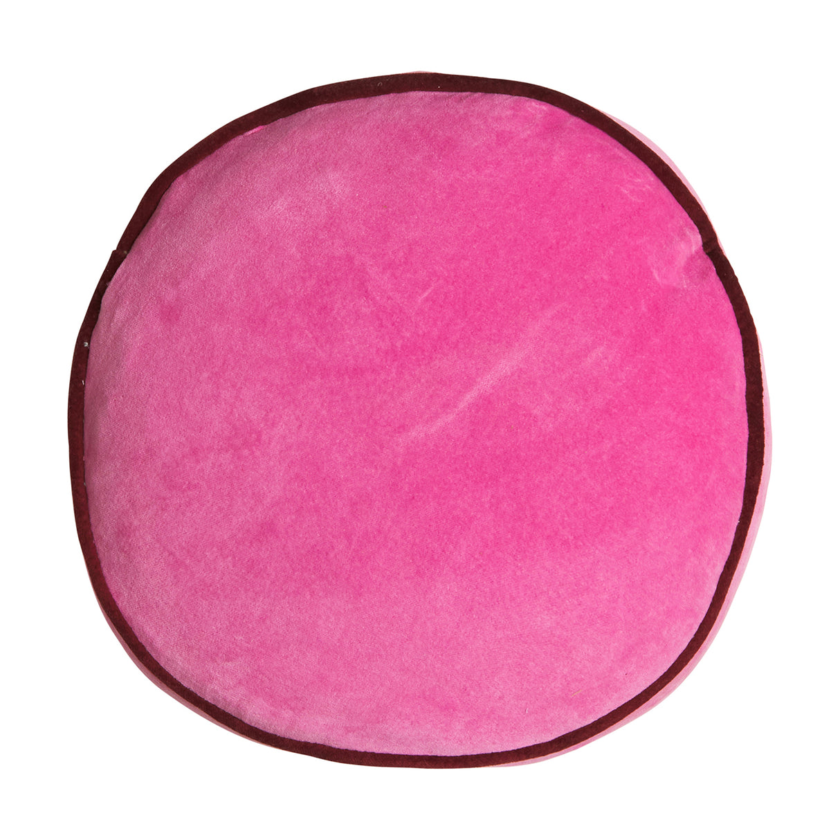 Castilo Round Velvet Cushion - Fuchsia Cover Only
