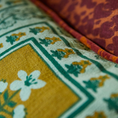 Claire Reversible Cushion - Jade Cover Only