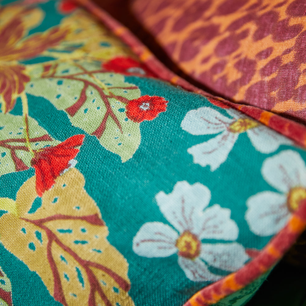 Claire Reversible Cushion - Jade Cover Only