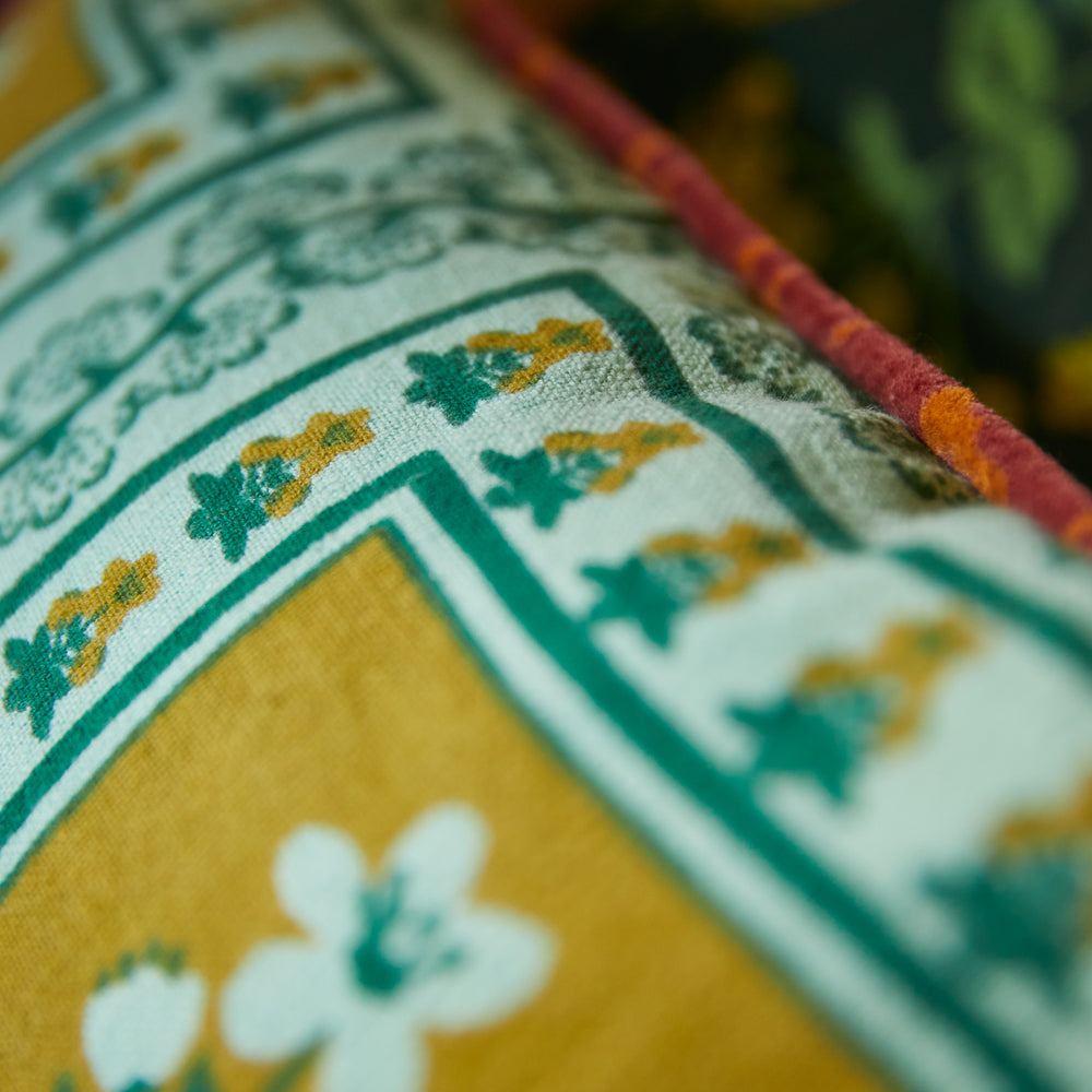 Claire Reversible Cushion - Jade Cover Only