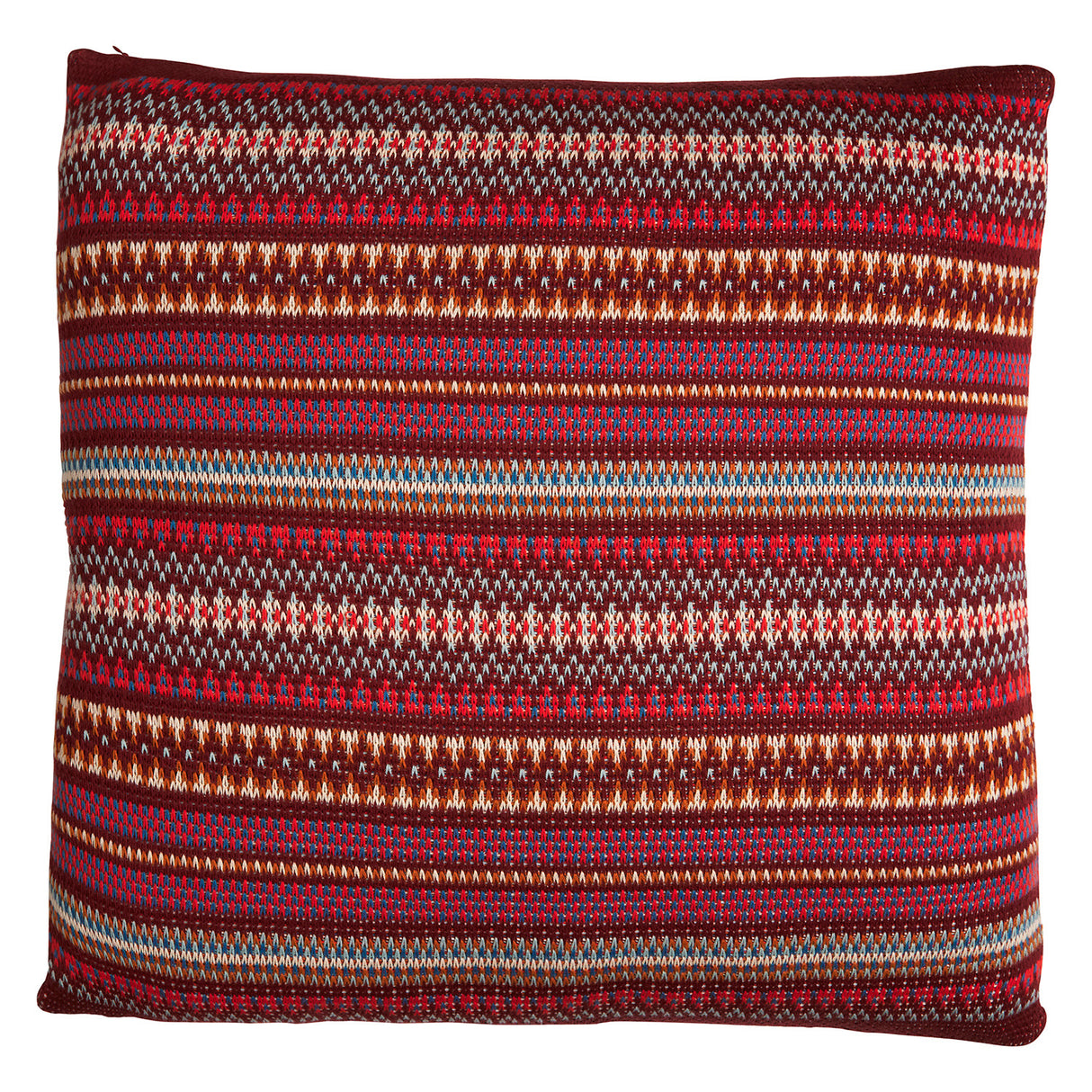 Arlette Knit Cushion - Mahogany