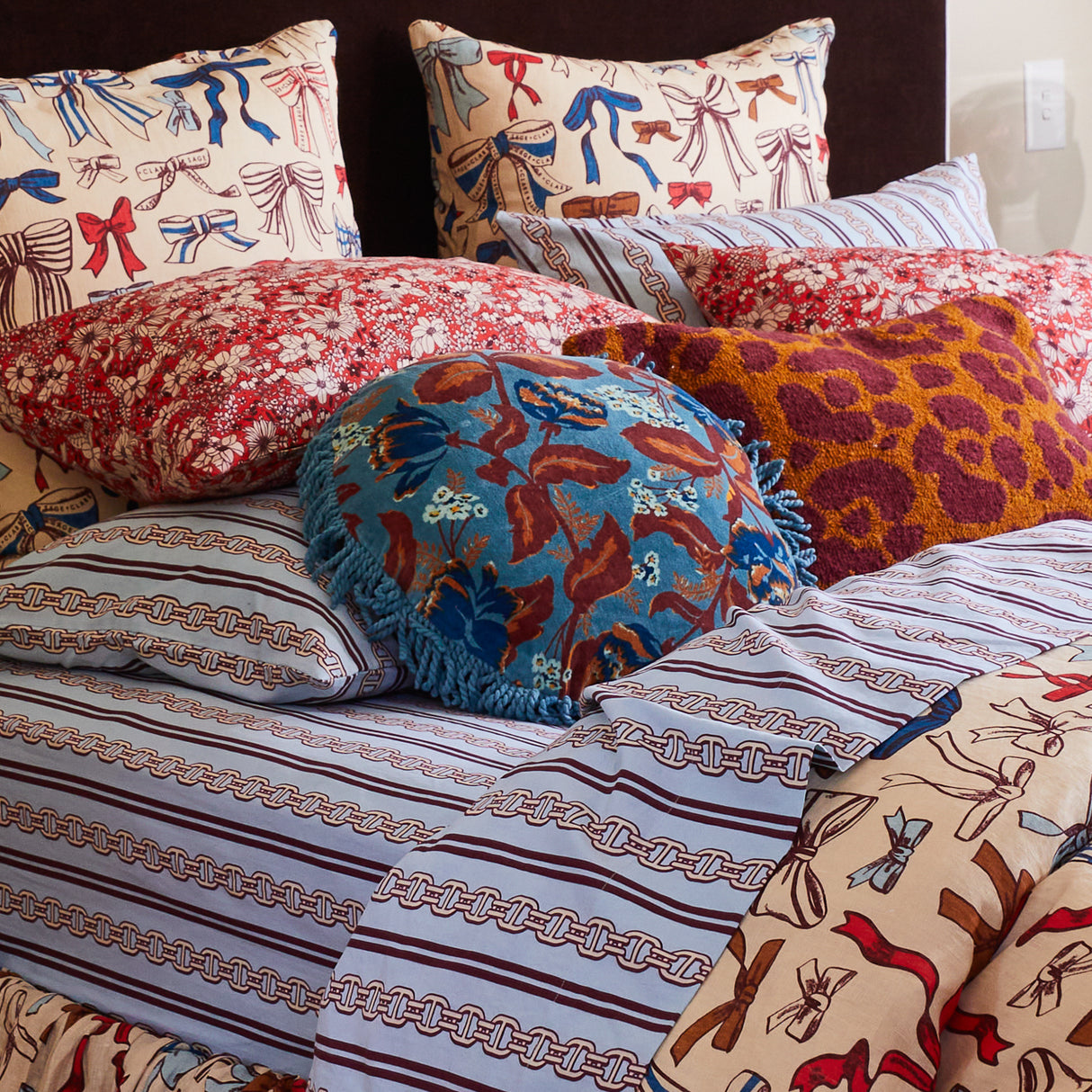 Margot Velvet Cushion - Celeste Cover Only