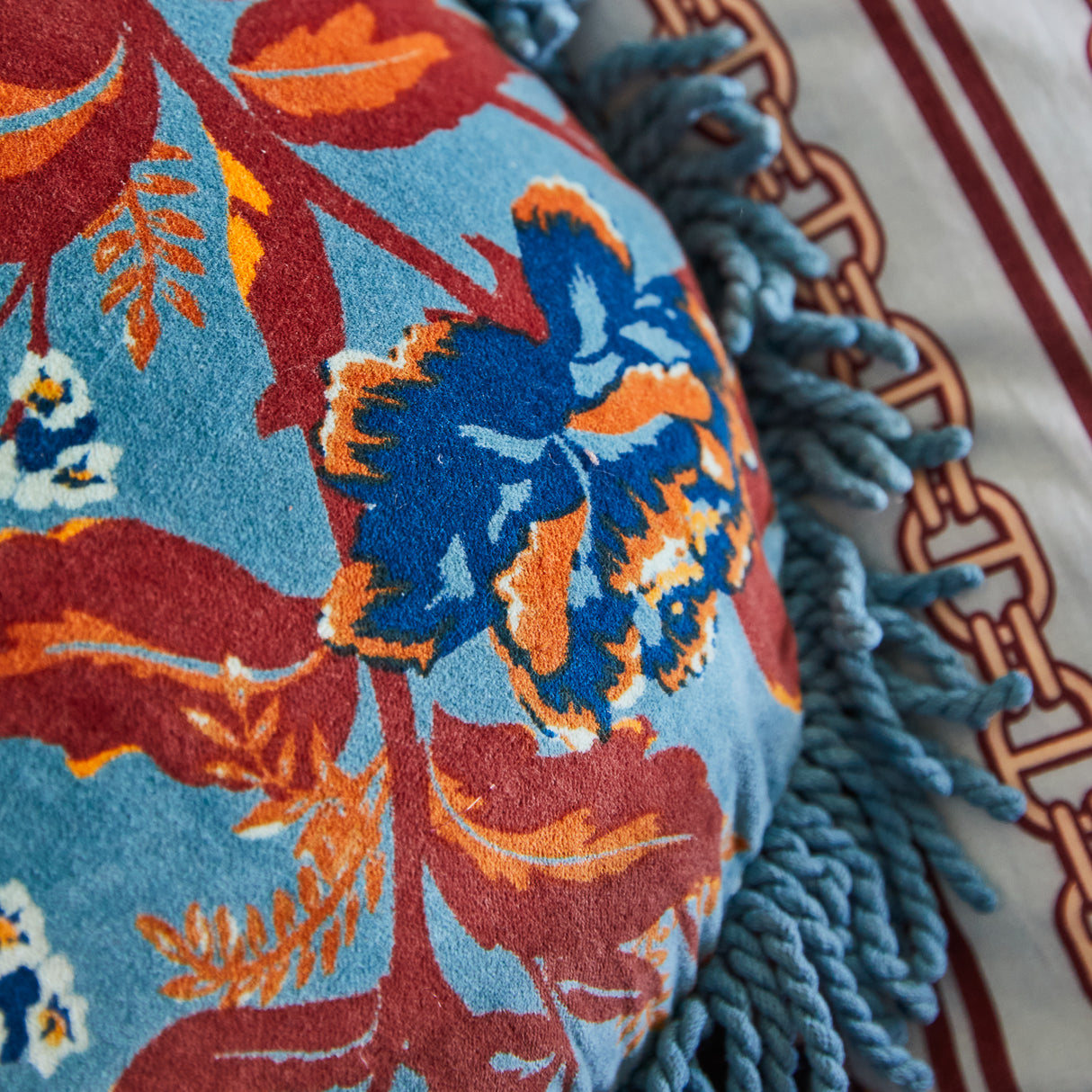 Margot Velvet Cushion - Celeste Cover Only