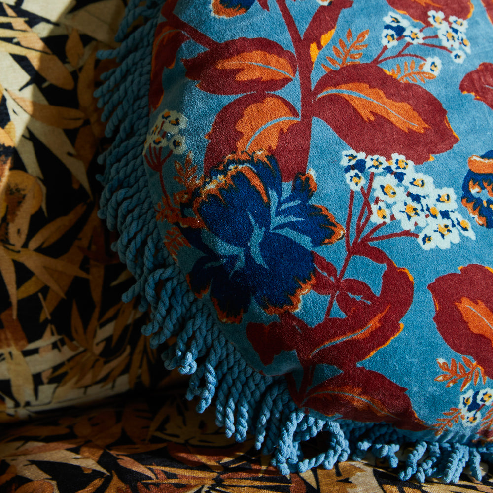 Margot Velvet Cushion - Celeste Cover Only
