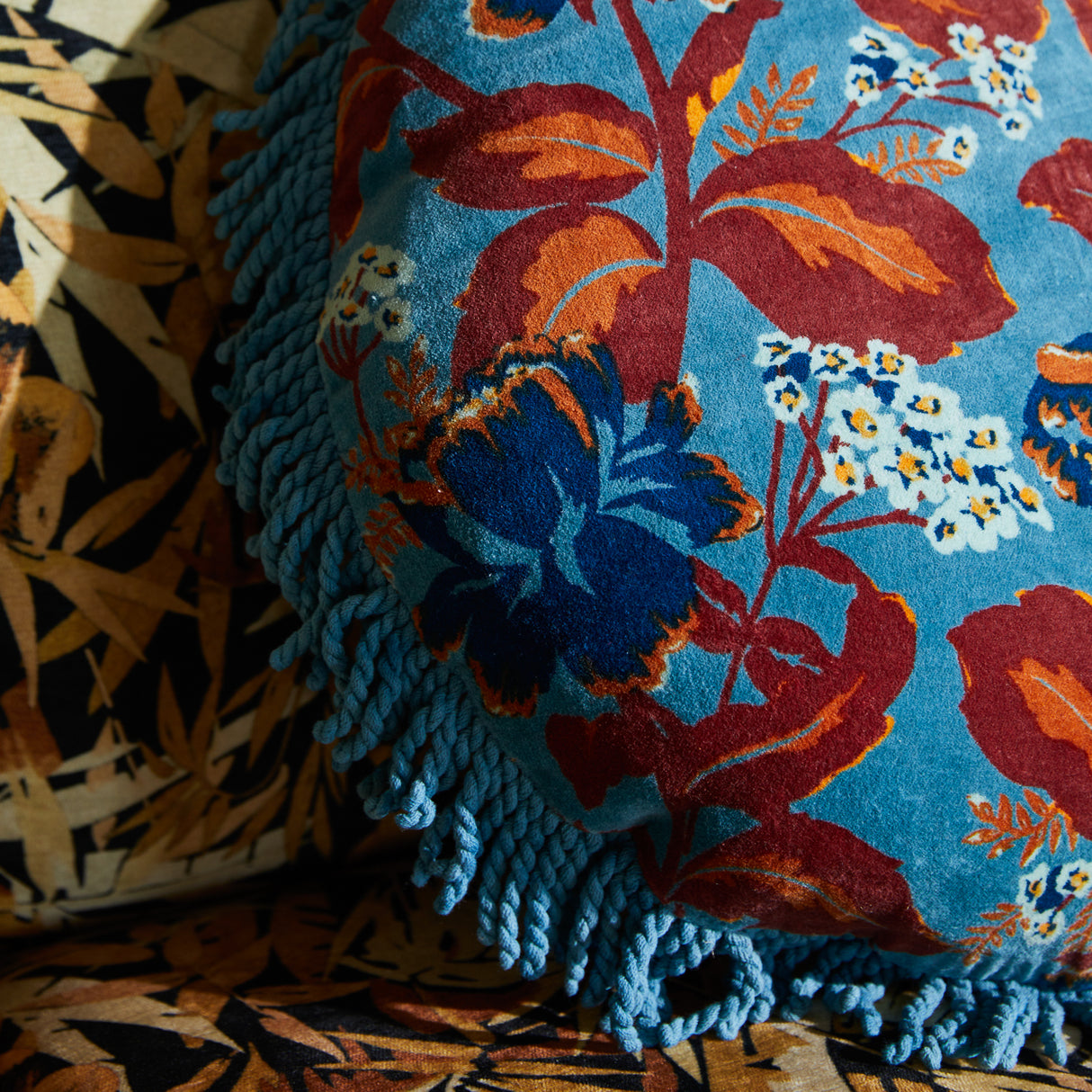 Margot Velvet Cushion - Celeste Cover Only