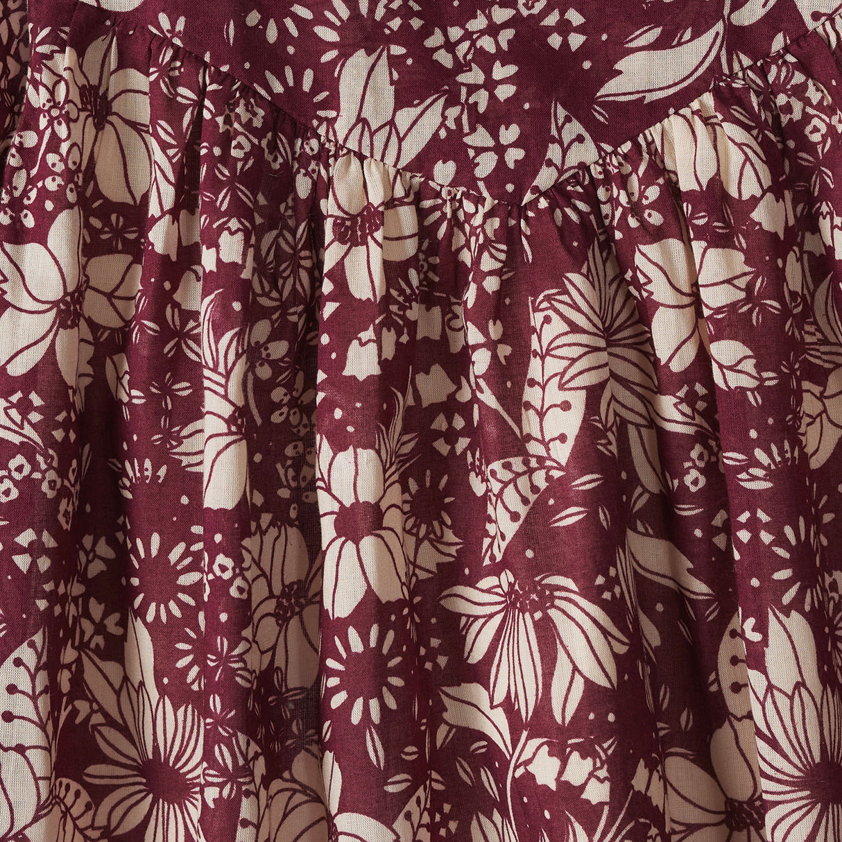 Evette Kids Dress - Mahogany 3