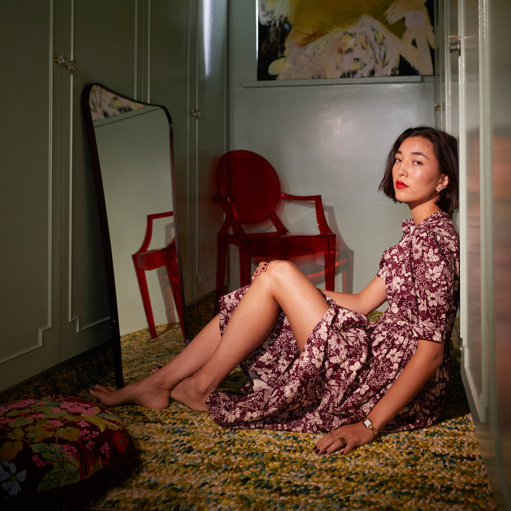 Evette Dress - Mahogany 4