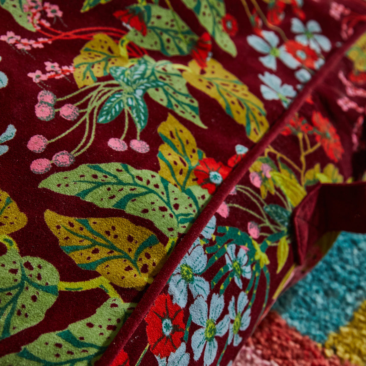 Genevieve Velvet Floor Cushion