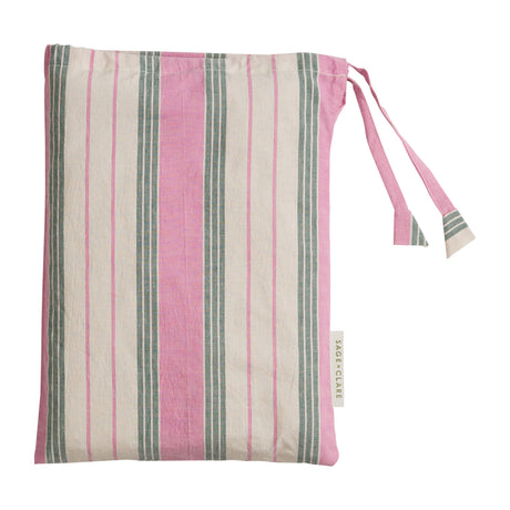 Brigitte Cotton Sheets - Fuchsia Flat Sheet / Single