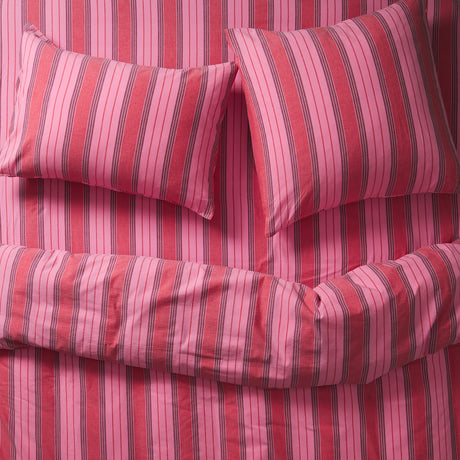 Brigitte Cotton Sheets - Scarlet Flat Sheet / Single
