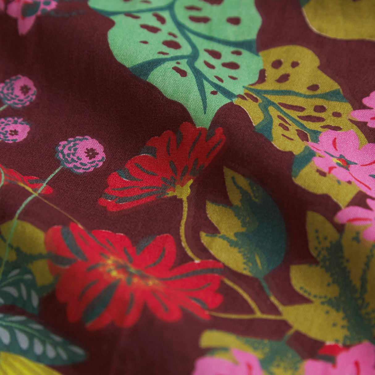 Genevieve Cotton Sheets - Mahogany Flat Sheet / Single