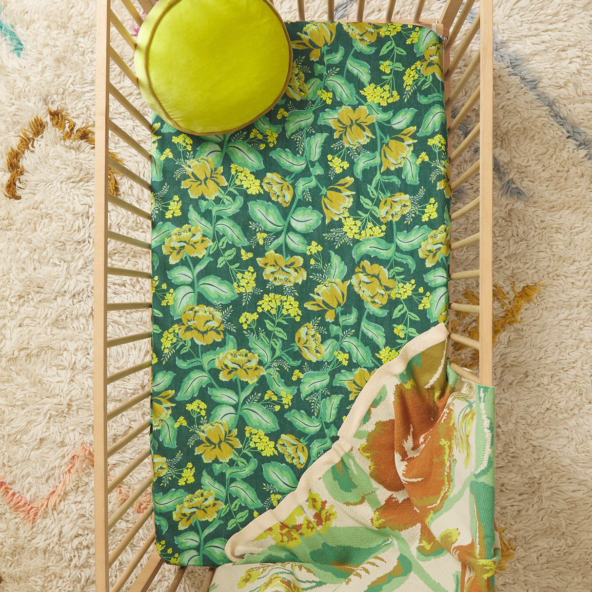 Margot Linen Sheets - Forest Flat Sheet / Single