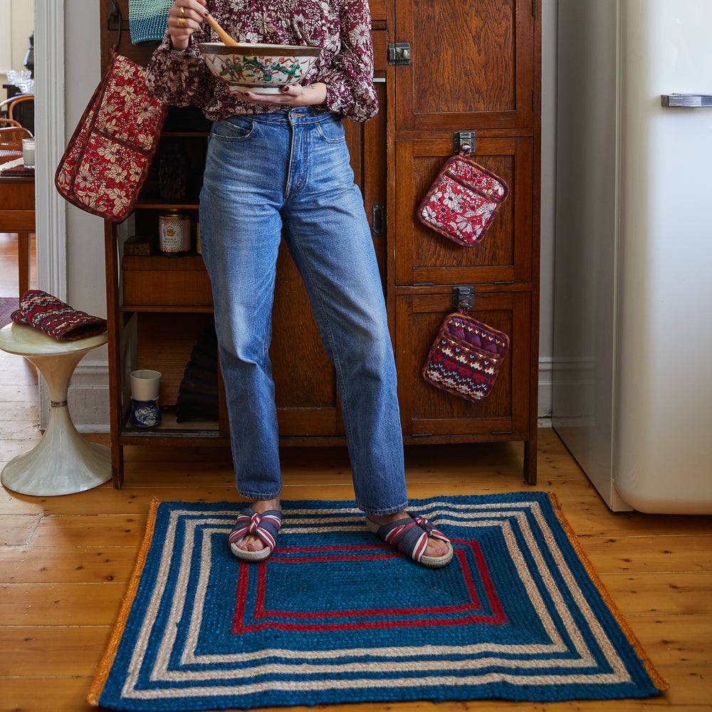 Lenore Jute Mat - Capri