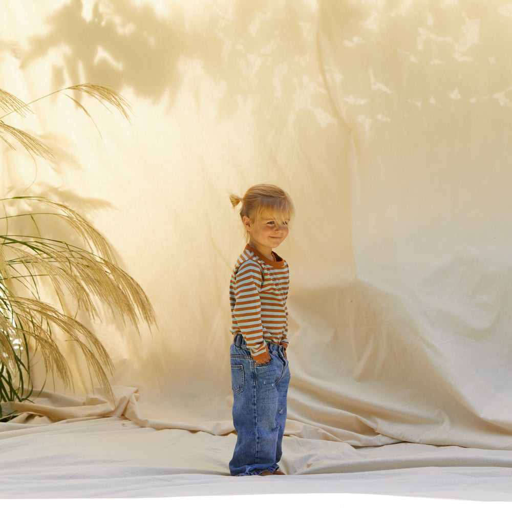 Pierre Kids Knit Top - Copper 3