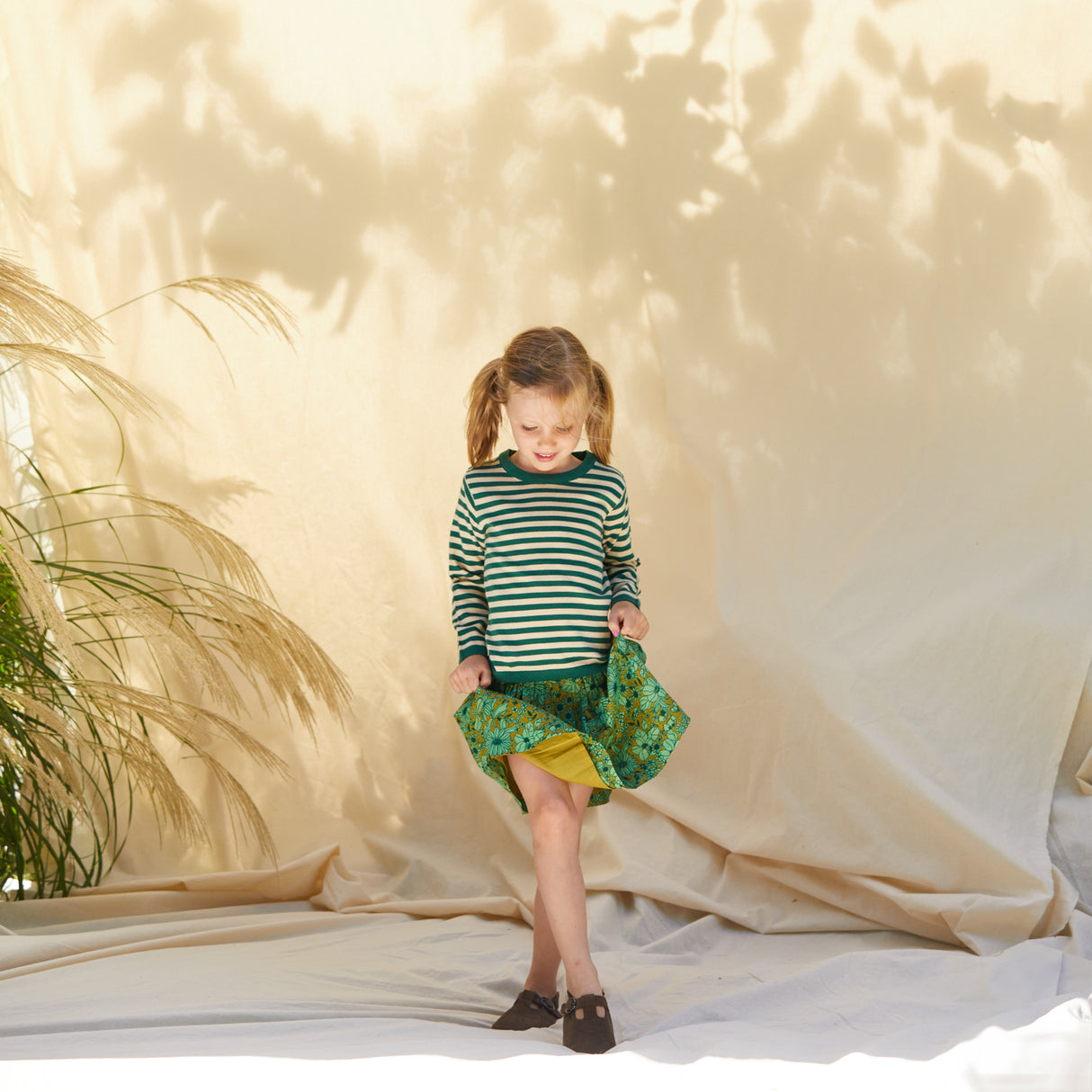 Pierre Kids Knit Top - Forest 3