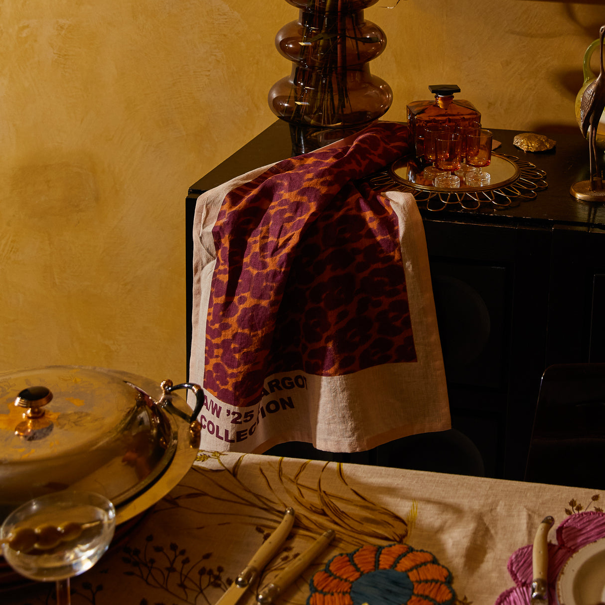 Odette Linen Tea Towel