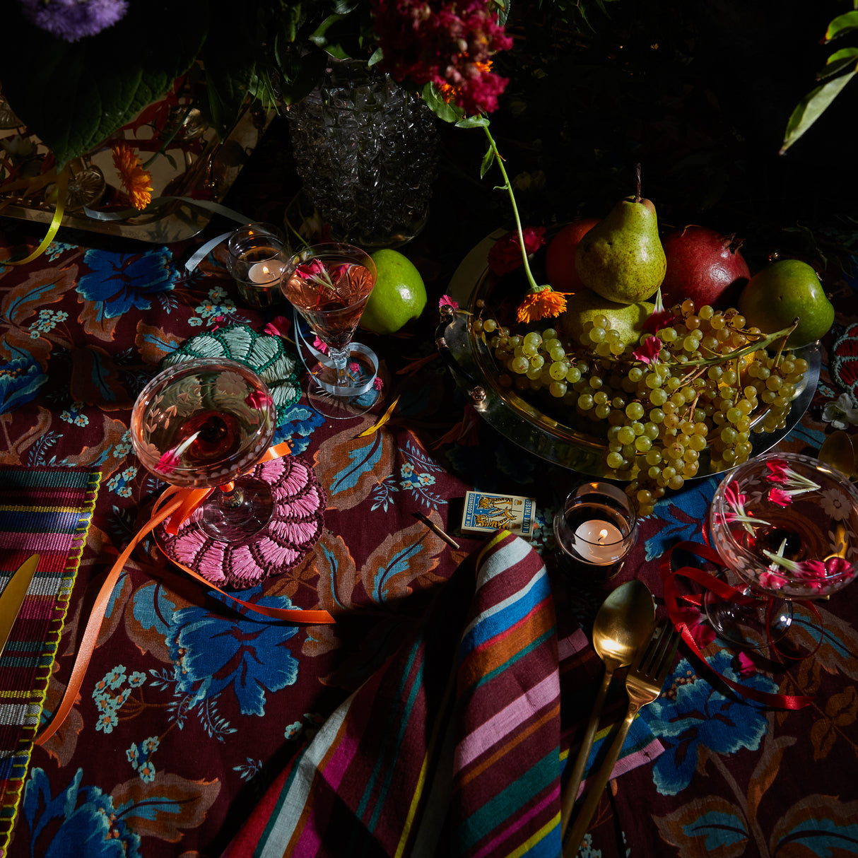 Magnolia Coaster Set - Jade