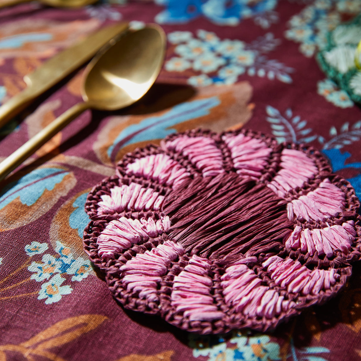 Magnolia Coaster Set - Jade