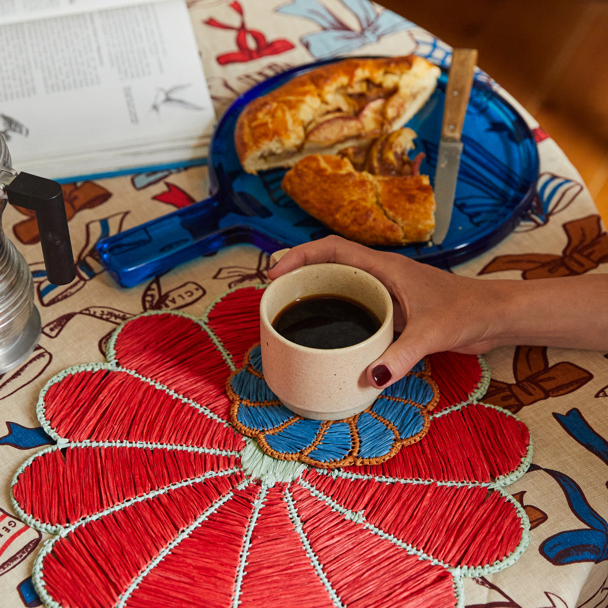 Magnolia Placemat Set - Jade