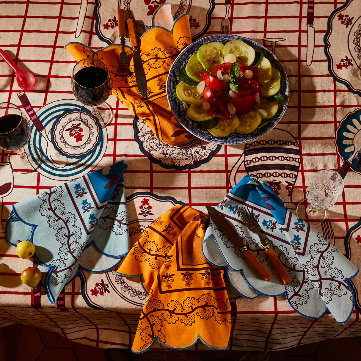 Claire Napkin Set - Kent