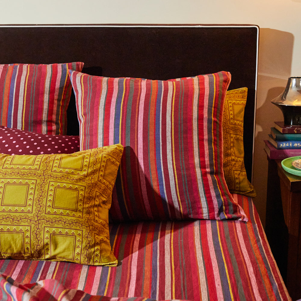 Corinne Linen Euro Pillowcase Set