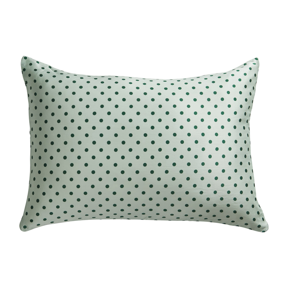 Paige Silk Pillowcase - Jade Standard