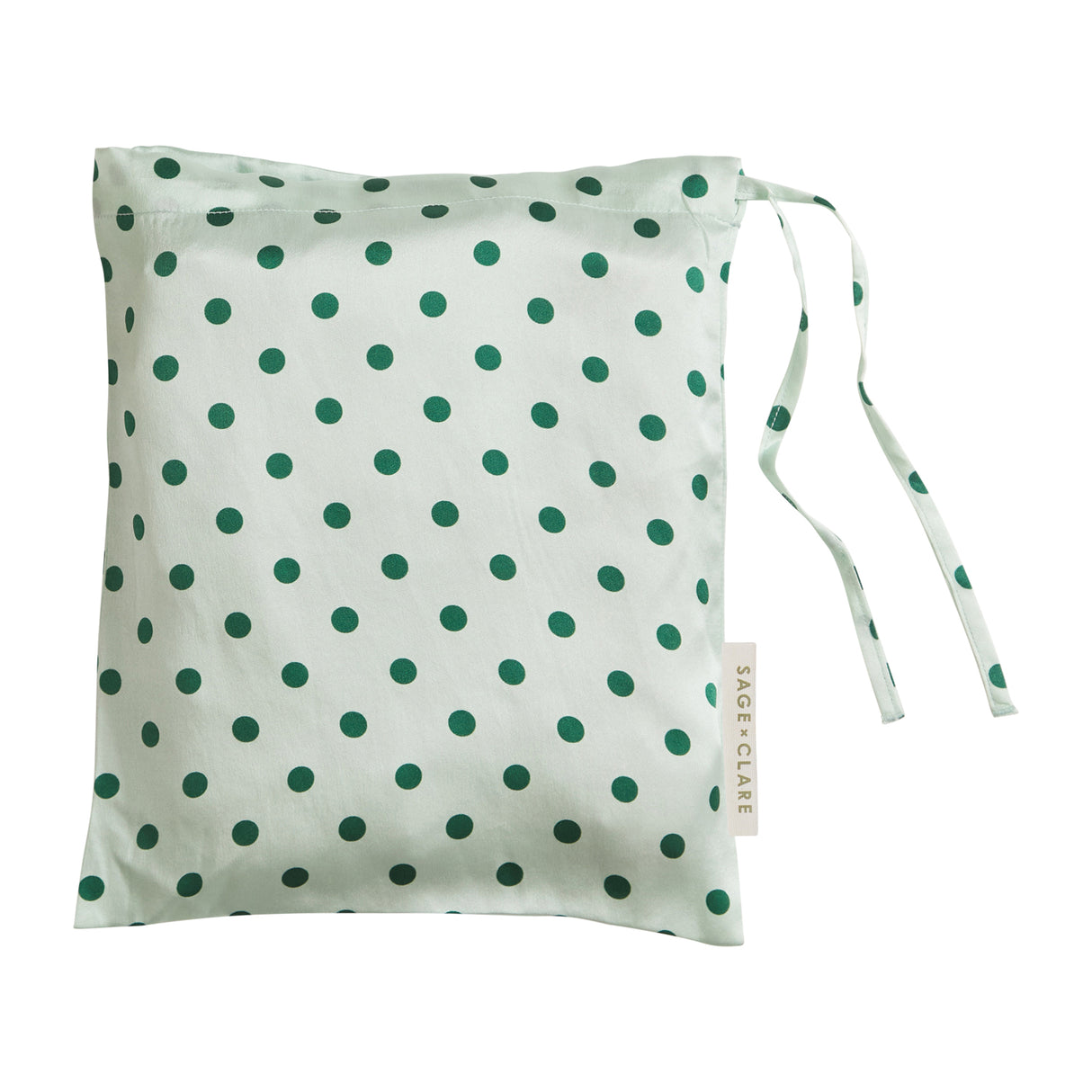 Paige Silk Pillowcase - Jade Standard