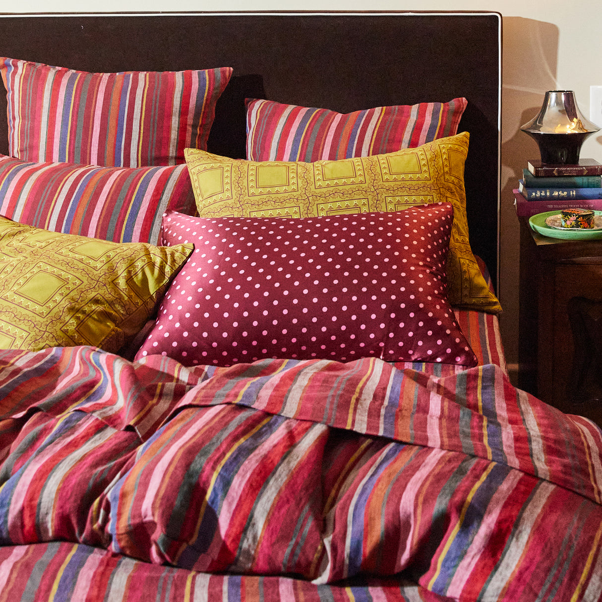 Paige Silk Pillowcase - Mahogany Standard