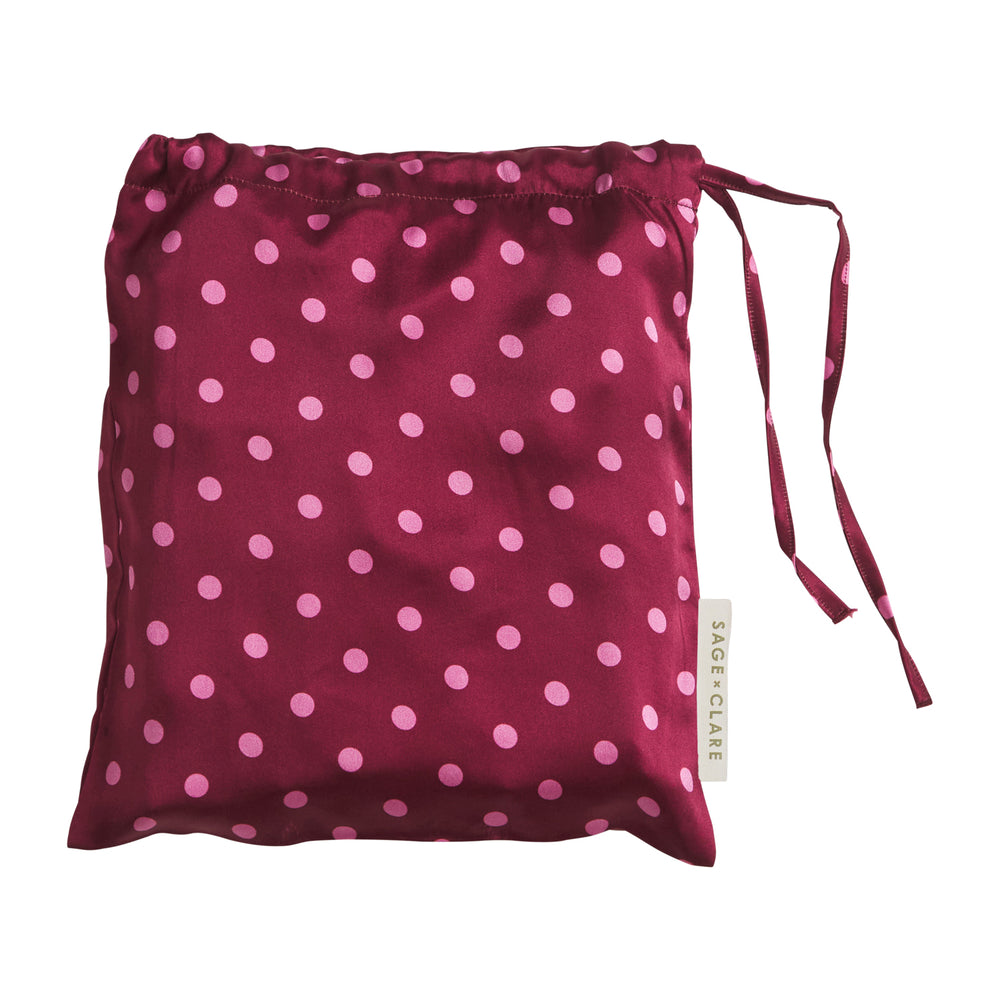 Paige Silk Pillowcase - Mahogany Standard