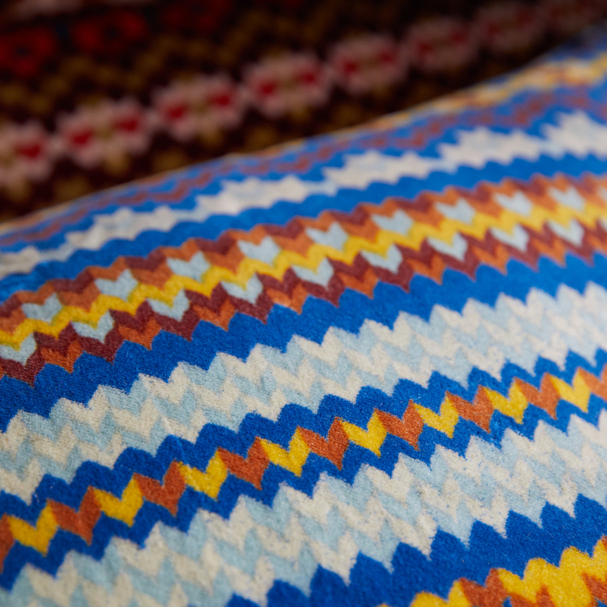 Arlette Velvet Printed Pillowcase - Capri