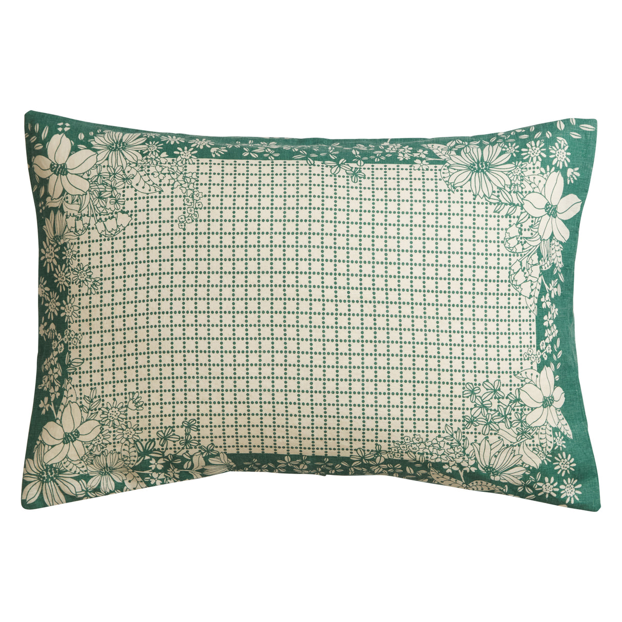 Mallorie Linen Pillowcase Set - Forest