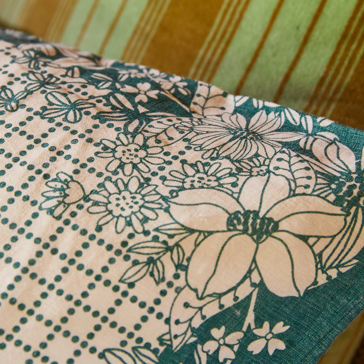 Mallorie Linen Pillowcase Set - Forest Standard