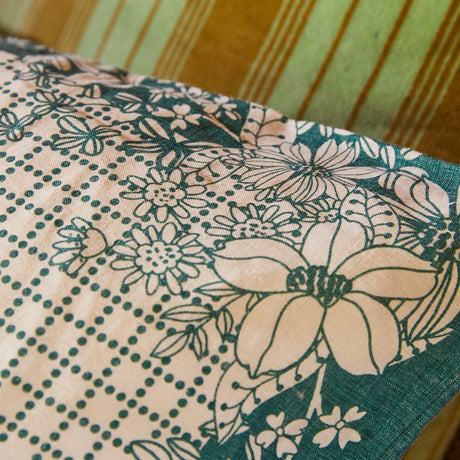 Mallorie Linen Pillowcase Set - Forest Standard