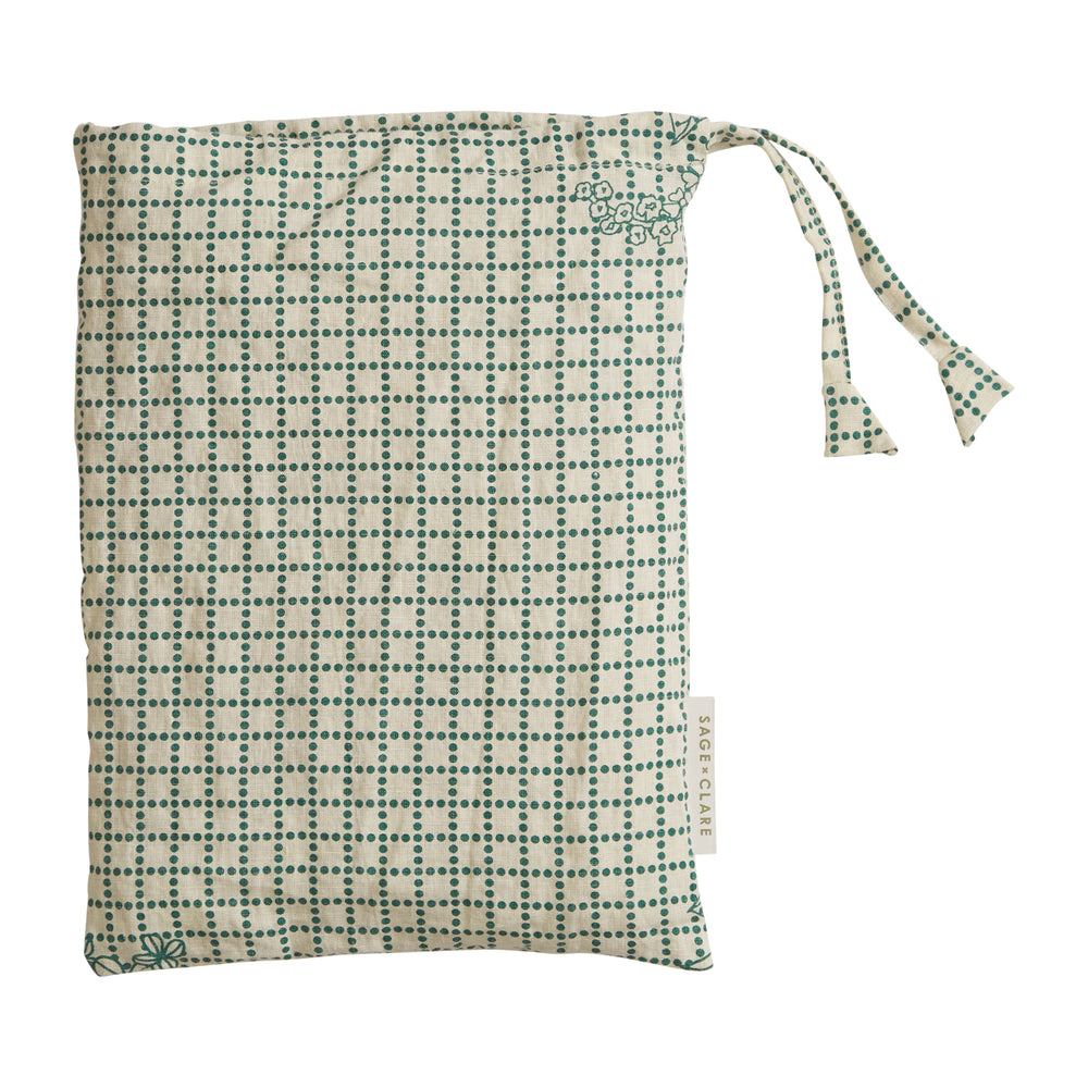 Mallorie Linen Pillowcase Set - Forest Standard