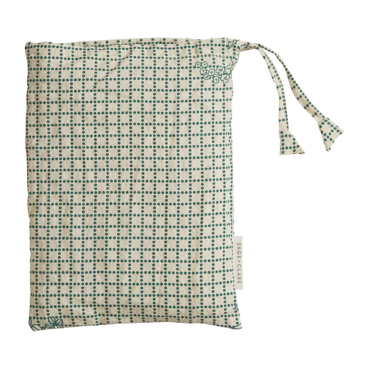 Mallorie Linen Pillowcase Set - Forest Standard