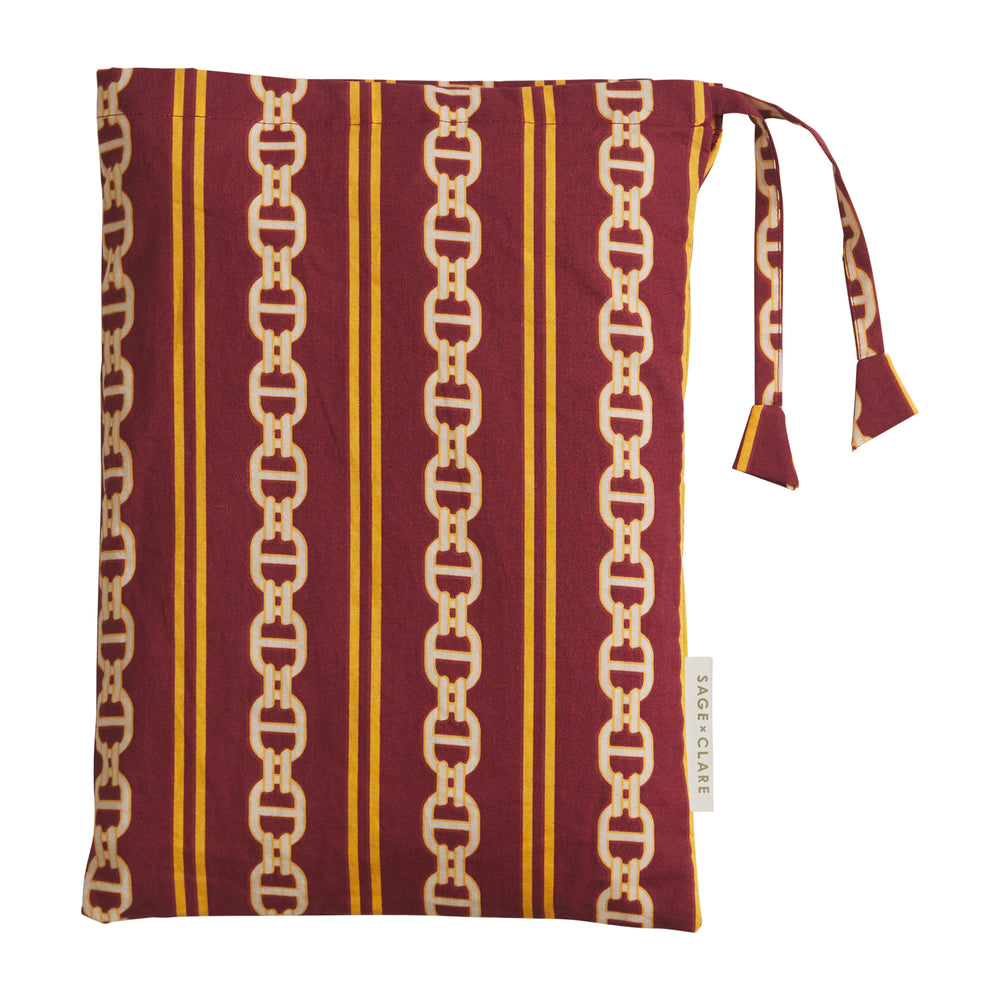 Acadia Cotton Pillowcase Set - Mahogany Standard