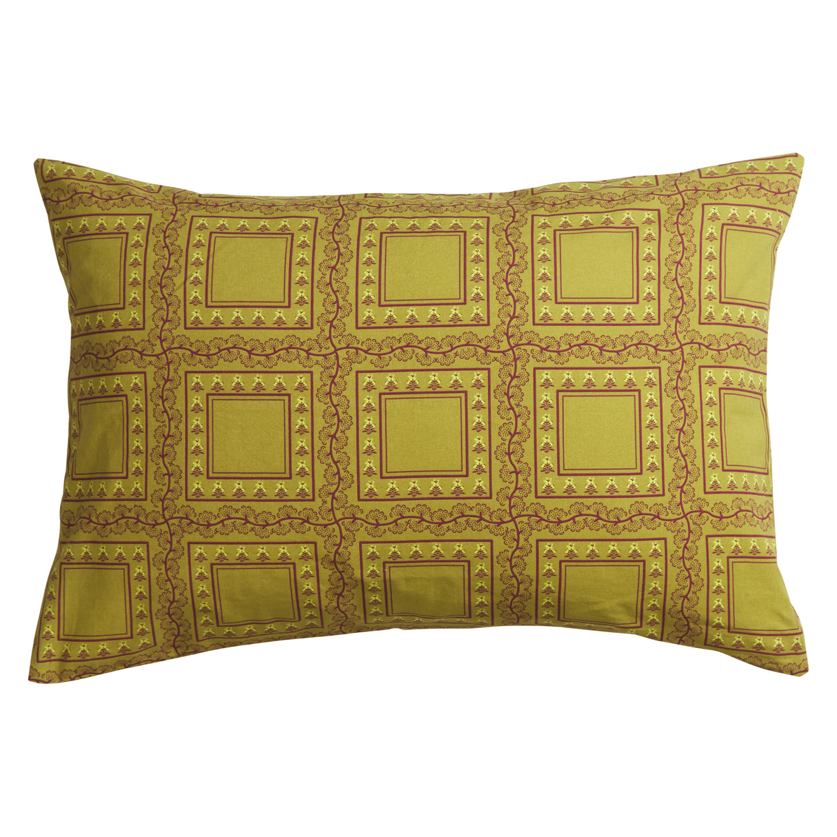 Orson Cotton Pillowcase Set - Olive