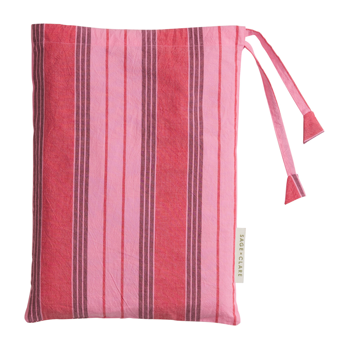 Brigitte Cotton Pillowcase Set - Scarlet Standard