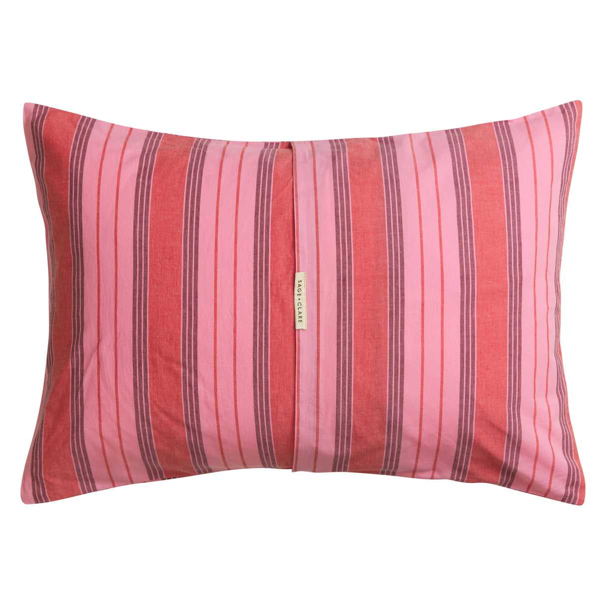 Brigitte Cotton Pillowcase Set - Scarlet Standard