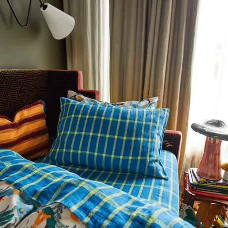 Remi Linen Pillowcase Set - Capri Standard