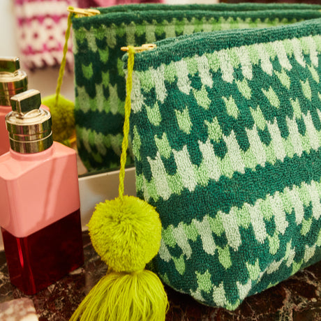 Arlette Terry Pouch - Jade Small