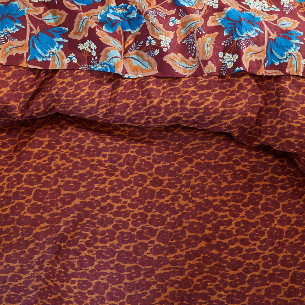 Odette Linen Quilt Covers Queen
